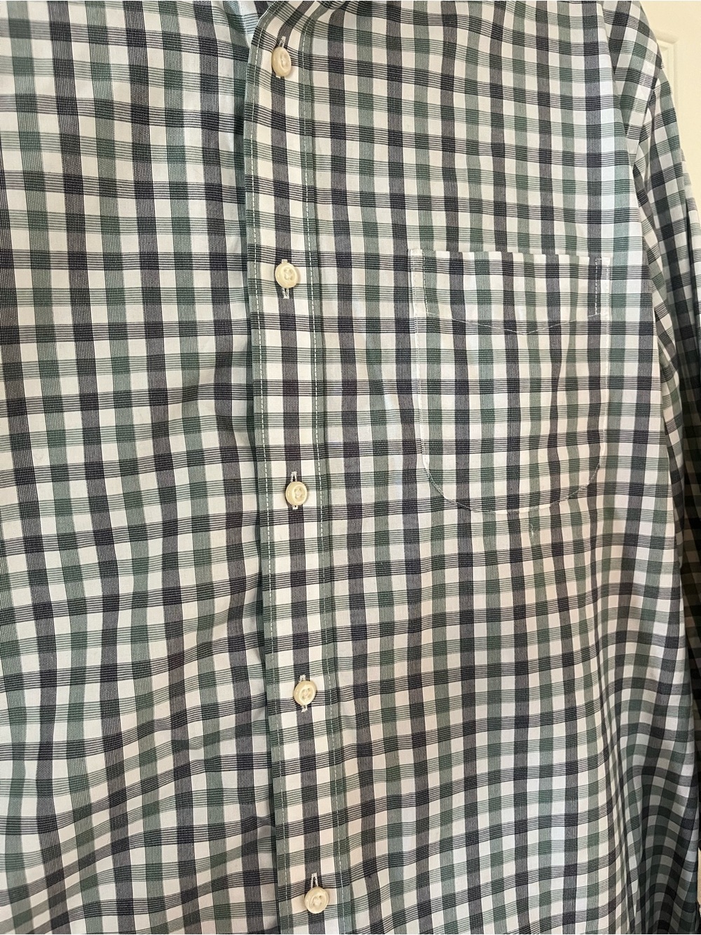 J.Crew Men's Designer Checked Button-Down Shirt Size Large Slim - Picture 10 of 16